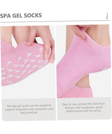 minkissy 3 Pairs Foot Moisturizing Socks Moisturizing Socks for Foot Care Overnight Absorbing Socks Dry Foot Mask Gel Spa Socks Hydrating Foot Salon Foot Covers Product Essential Oil - Buy Online on GoSupps.com