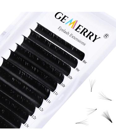 Buy D CURL 0.07 Self-Fanning Eyelash Extensions | Easy Fan 3D 5D 8D 10D | 8-14mm Volume Lash Extensions by Gemerry - Buy Online on GoSupps.com