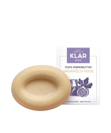 Klar's solid body butter Argan & Fig 60g