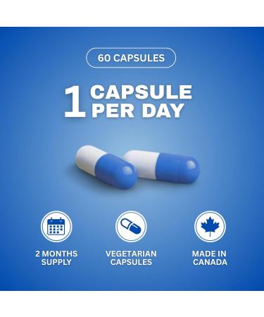 NUTRI ELITE Probiotics Complex 60 Billion CFU | 7 Diverse Strains | Supports Digestive Health Gut Flora Balance & Immune Function | Shelf-Stable Vegan Capsules | 60 Capsules - Buy Online on GoSupps.com