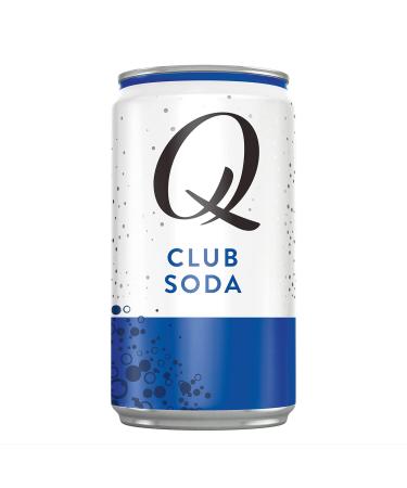 Q Mixers Club Soda, Premium Cocktail Mixer, 7.5 oz (12 Cans)