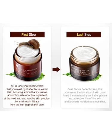 MIZON Cr me R paratrice Anti- ge Snail Repair Perfect Cream 50ml - Buy Online on GoSupps.com