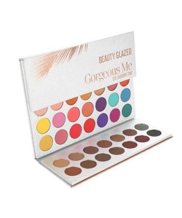 Beauty Glazed 63 Colors Professional Mineral Pigment eyeshadow Pallet Matte Long -lived & shimmer eyes shadow Pallet Warm Glitter Eyeshadow Palette Eyes Shadow Beauty MakeUp (63 Colors)