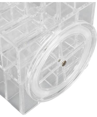 Cosmetic Lipstick Tower 360 Degree Rotating Display 53 Slots Large Capacity Lip Gloss Storage Organizer Transparent for Storage - Buy Online on GoSupps.com