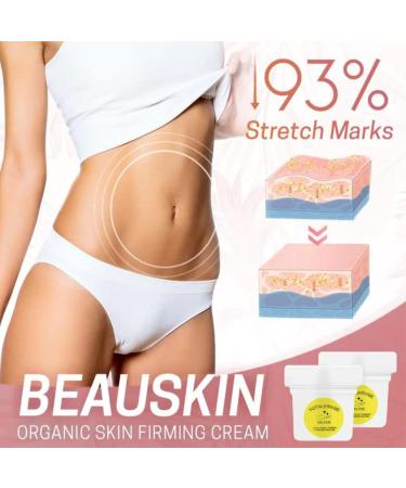 Organic Flawless Firming Cream & Turmeric Mousse for Stretch Marks - 30g (2 PCS) - Buy Online on GoSupps.com