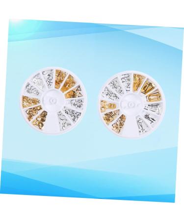 FRCOLOR 4 Boxes Manicure Rivet Sequin Trim Nails Accessories Kerchief Headband Clay Flower Accessories Bride Nail Decorations for Nail Art Rhinestones Tape Dispenser Metal Applique 3d - Buy Online on GoSupps.com