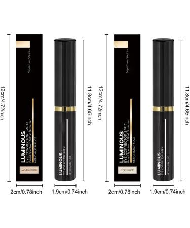 Luminous Black Eyeliner Pencil Long Lasting Eyebrow Pencil 2 Piece Set (Colour A 20g) - Buy Online on GoSupps.com