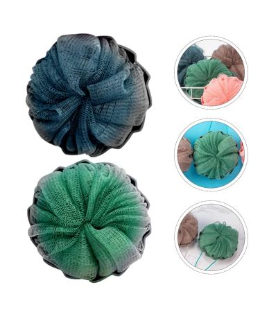 2pcs Pumpkin Bath Balls | Exfoliating Sponge & Scrubber | Mens Loofah for Shower | Bathroom Supplies - Buy Online on GoSupps.com