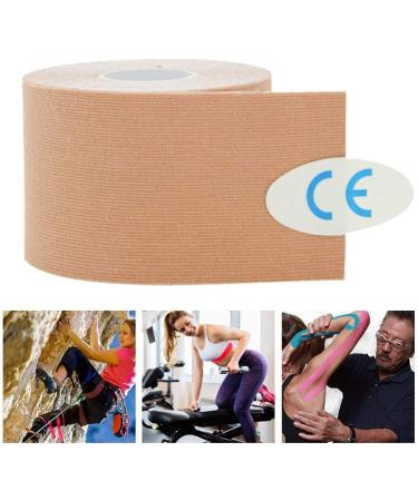 EVTSCAN Muscle Tape - 5cm x 5m Elastic Adhesive Sports Strapping for Injury Relief - Durable Cotton Strain Tape for Athletes - Buy Online on GoSupps.com