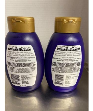 Pro Silk Purple Shampoo & Conditioner 14 oz - Best for Blonde and Silver Hair - International Shipping Available - Buy Online on GoSupps.com