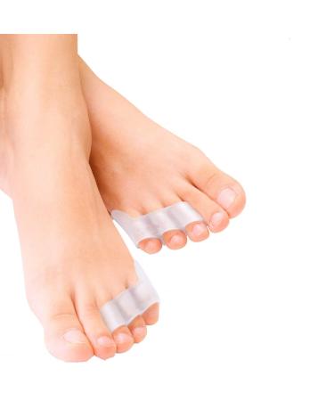 4 toe spreader silicone toe separator made of silicone small toes toes bale toe correction for overlapping toes blisters calluses reduced foot pain