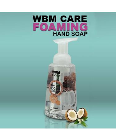 WBM Care Coconut Foaming Hand Wash with Himalayan Pink Salt - 10.5 fl oz | Natural Moisturizer for Healthy Skin | International Shipping Available - Buy Online on GoSupps.com