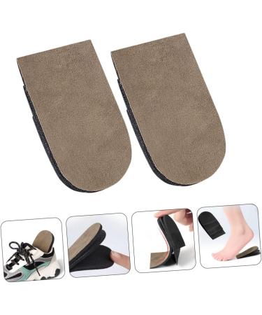 NOLITOY Heightening Half Pad - 2 Pairs of Unisex Heel Lift Insoles for Men & Women | Portable Suede Shoe Lifts for Comfort & Style - Buy Online on GoSupps.com