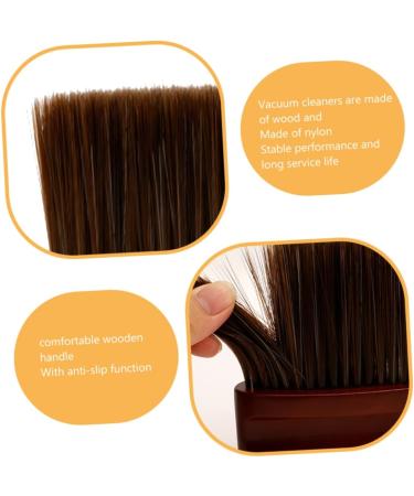 FRCOLOR Neck Brush Neck Duster Bristles for Cleaning Hair Cutting Neck Duster Hair Cutting Kits Haircut Nail Cleaner Brush Barber Cleaning Brush Hair Removal Brush Soft Beech 12X11X2CM Black - Buy Online on GoSupps.com