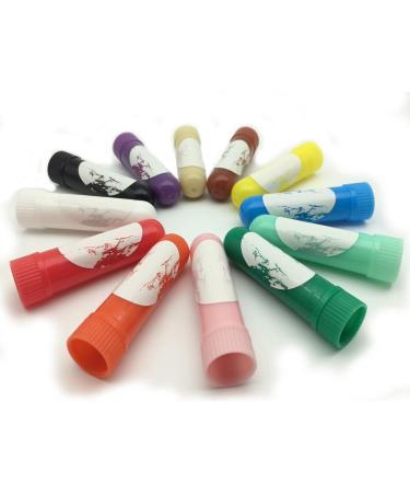 ZIOJOVK Nasal Inhaler Kit - 24 Empty Tubes, 12 Wicks, 36 Stickers, 2 Droppers, 1 Tweezers - Buy Online on GoSupps.com