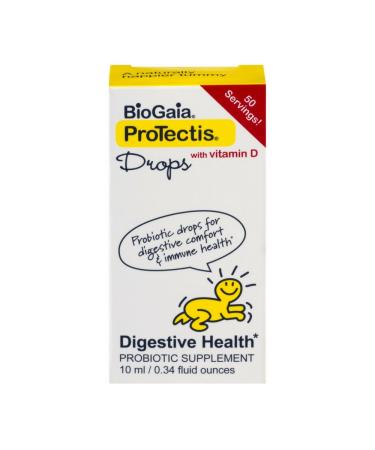 BioGaia ProTectis Baby Drops With Vitamin D 0.34 oz (Pack of 6)