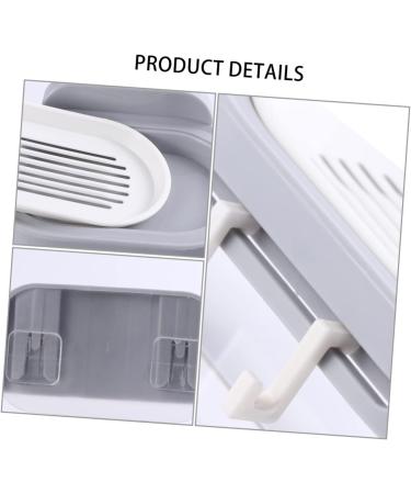 Ciieeo 3pcs Bathroom Soap Holder Self-draining Soap Holder Kitchen Soap Rack Shower Soap Dish Holder Soapdish Kitchen Soap Mounted Sink Adhesive Soap Dish Sponge Dry Dish Household - Buy Online on GoSupps.com