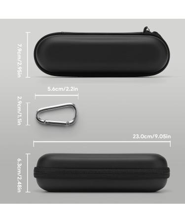 Travel Case for Electric Toothbrush - Brown Oral-B Pro & Philips Sonicare | Portable Hard-Shelled Etui & Camping Dishes - Buy Online on GoSupps.com