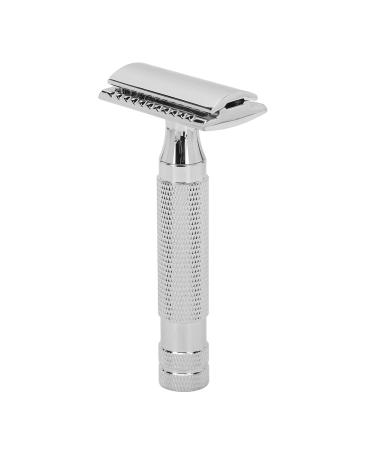 Safety barschneider handle double edges alloy reusable metal manual long handle manual beard cutting cutter for men to care for facial hair styling