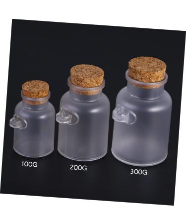 Mipcase Cork Nuts Container Empty Bath Salt with Cork Bottle Empty Salts Wooden Food medium As Shown - Buy Online on GoSupps.com