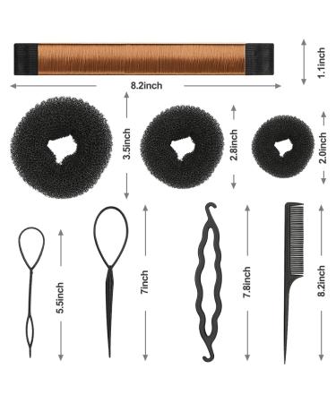 Winkeyes Hair Styling Set - 45-Piece DIY Hair Accessories & Braiding Tools - Buy Online on GoSupps.com