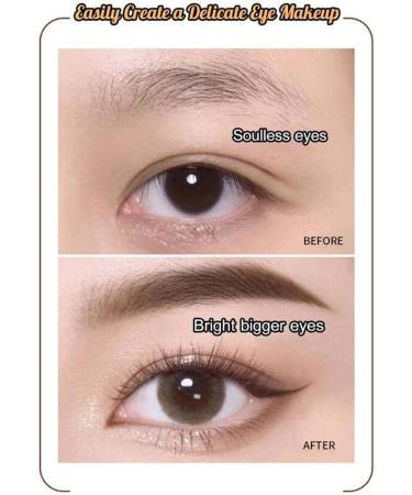 Waterproof Gel Eyeliner Smooth Rainproof Gel Eyeliner for Older Women Sharpenable Eye Liner Pencils Black Brown with Pencil Sharpener Mild Formula Longwear for Women Girls Wynott 02#deep Black - Buy Online on GoSupps.com