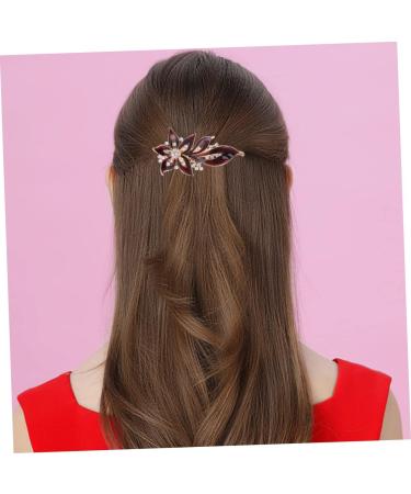 minkissy Banana Hair Clips Fancy Hair Accessories for Women Clips for Hair Womens Hair Clips Duckbill Hair Clips Hairpin Red Spring Clip Alligator Clip Crocodile Skin Alloy France Miss - Buy Online on GoSupps.com