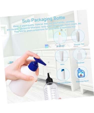 Angoily 12 Pi ces Bouteille Presser avec chelle pour Soins Capillaires Distributeur Liquide Coiffure Transparent Plastique sans Odeur Bouteille Applicateur Polyvalente - Buy Online on GoSupps.com
