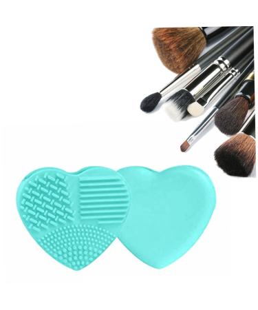 Silicone Heart-Shaped Makeup Brush Cleaning Tool | Egg Brush Cleaner for Beauty - Buy Online on GoSupps.com