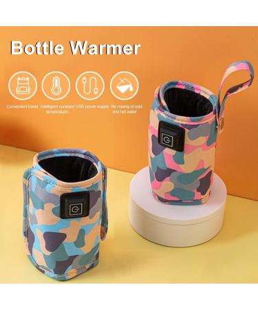 NHBETYS Portable Car Travel USB Baby Bottle Warmer - 3 Gear Adjustable, Blue - Buy Online on GoSupps.com