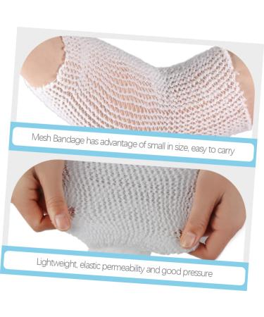 Healeved 1 Roll Elastic Athletic Tape - Tubular Extremities Retainer Wound Mesh - 200x5.8cm - White | International Shipping Available - Buy Online on GoSupps.com