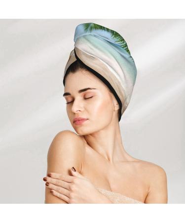 Hair Towel Wrap & Turban | Quick-Dry Beach Starfish Design | Perfect Hair Drying Solution - Buy Online on GoSupps.com