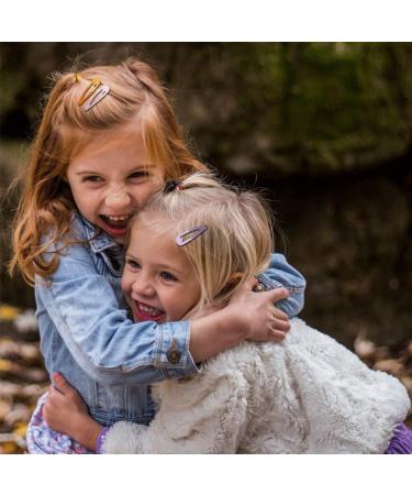 80 Pieces Snap Hair Clips Non-Slip Metal Hair Clips Hair Barrettes for Little Girls/Kids - Buy Online on GoSupps.com