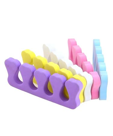 12-Piece Toe Separators for Women | Yoga Toes & Nail Art Supplies | Perfect Pedicure Tools & Spa Party Essentials - Buy Online on GoSupps.com