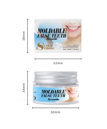 Clawrex Provisional tooth replacement tooth repair granules temporary tooth repair kit dental filling thermal mounting beads 30 g - Buy Online on GoSupps.com