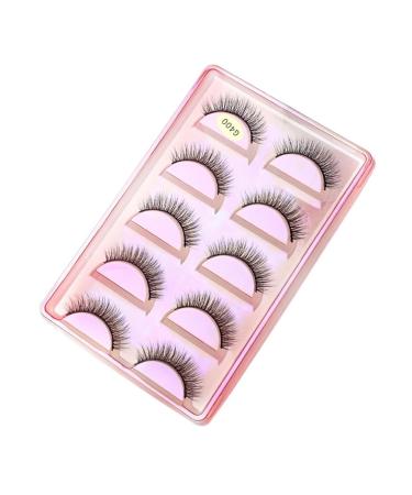 UAMOU 10 Styles 2/5/10/20/30/50/100 Boxes 3D Mink Lashes 5 Pairs Natural Individual Mink False Eye Lashes Make Up Kit Cilios Cheerfully (Color : G400 Size : 50 BOXES (250 pairs))