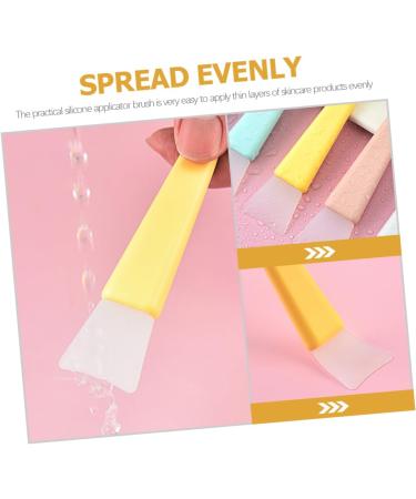 minkissy Skincare Tool Brush Silicone Spatulas Skincare Makeup for Facials Facialmask Applicator Facial Beauty Brush Set Care Tools Silicone Facial Mud Applicator Miss 2 Sets Skincare Tools - Buy Online on GoSupps.com
