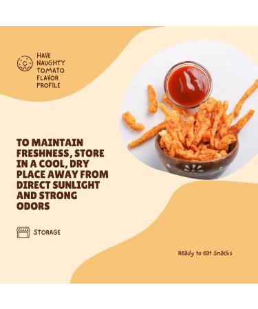 Kurkure Naughty Tomato 85g (Pack of 15) - Namkeen Crunchy - Twist of Tomato - Perfect Tea Time Snack - Crunchy Puffed Strands - Buy Online on GoSupps.com