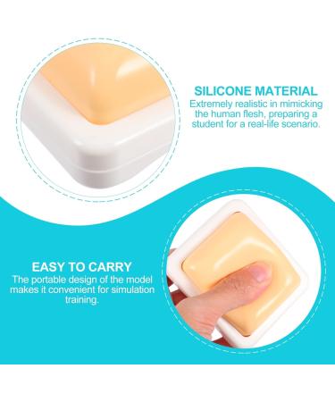 Baluue Silicone Intramuscular Injection Training Pad - Human Skin Trainer - Buy Online on GoSupps.com