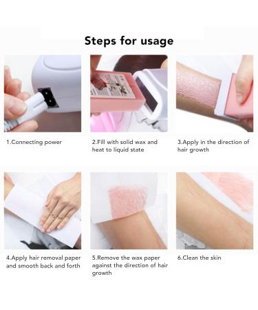 Portable Electric Hair Removal Wax Warmer - Fast Heating Depilatory Solution for Women - Buy Online on GoSupps.com
