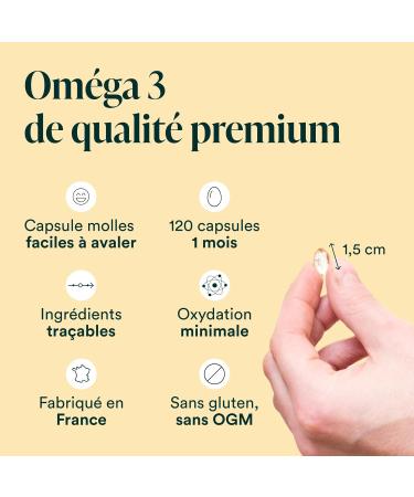 NOVOMA Omega 3 Epax Fish Oil 2000mg /d Pure and Concentrated 120 Capsules Rich in EPA and DHA & Vitamin E Omega 3 Fish Oil Odorless Made in France - Buy Online on GoSupps.com