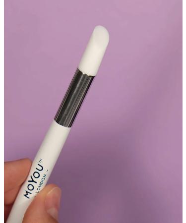 MOYOU LONDON Double-Sided Nail Art Pens for Gel Polish - Nail Brushes for Gel Nails and Nail Wraps Silicone brushes for art and Cuticle Pusher Nail Art Tools Manicure pen - White - Buy Online on GoSupps.com