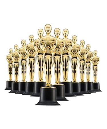 PREXTEX 6" Gold Award Trophies for Award Ceremony's or Parties 24 count