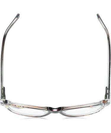 Sofia Vergara x Foster Grant Linda Square Reading Glasses - Crystal Berry Floral 2.25x - Buy Online on GoSupps.com
