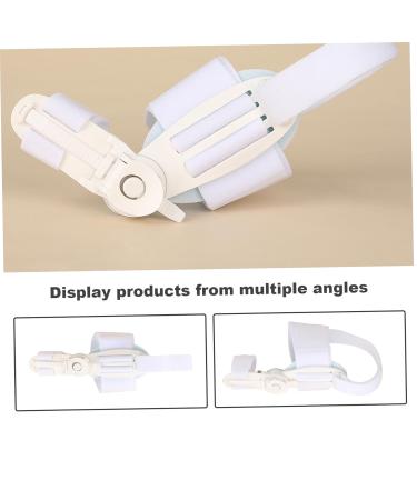 Bunion Corrector Toe Straightener Set | Adjustable Splints for Men & Women | Pain Relief with Silicone Pad | White - Buy Online on GoSupps.com