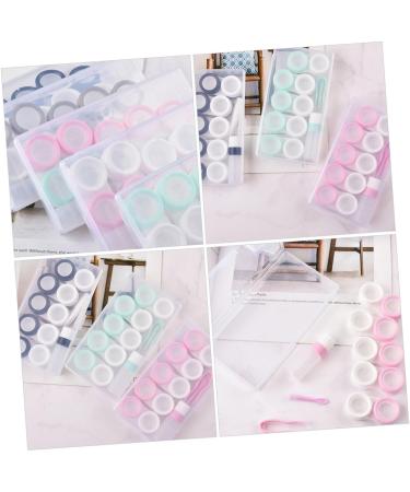 Healeved 8 Sets Colored Contact Lens Storage Box | Portable Contact Lens Case Kit | Travel-Friendly Contact Lens Containers - Buy Online on GoSupps.com