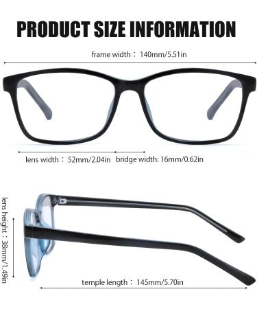 Natural Crystal Stone Reading Glasses with Blue Light Blocking & UV Protection | IF5189 Blue 1.5x - Buy Online on GoSupps.com