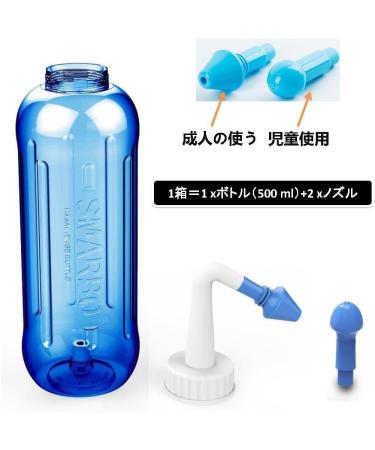 LS-Nasal Nose Wash Bottle - 10oz Nasal Cleanse for Allergy Relief & Pressure Rinse | Effective Nasal Irrigation & Sneezer Washing - Buy Online on GoSupps.com