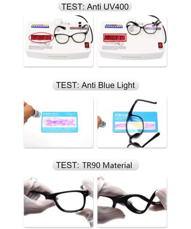 Young Girls Anti-Blue Light & UV Protection TR90 Glasses - Non-Prescription Anti-Slip Eye Protection Frame - Buy Online on GoSupps.com