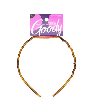 Goody Ouchless Headband For All Hair Types - Zigzag Tooth - Comfort Fit for All-Day Wear - Beautiful Design for Instant Style - Pain-Free Hair Accessories for Women  Men  Boys & Girls